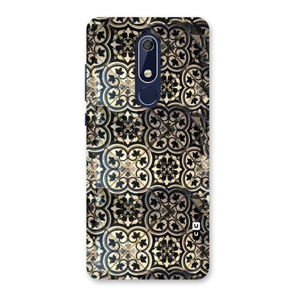 Floral Tile Back Case for Nokia 5.1