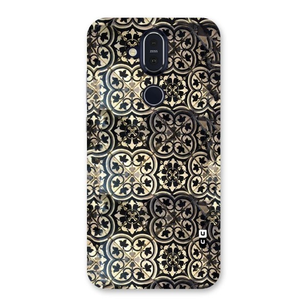 Floral Tile Back Case for Nokia 8.1