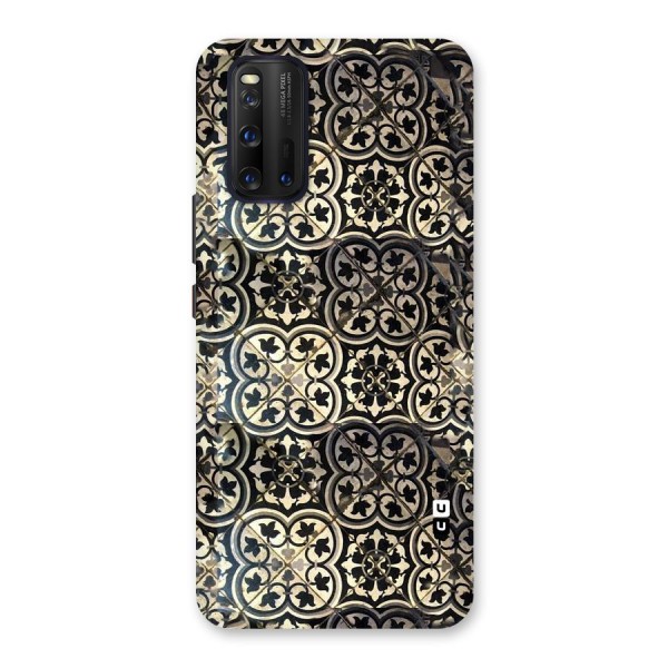 Floral Tile Back Case for Vivo iQOO 3