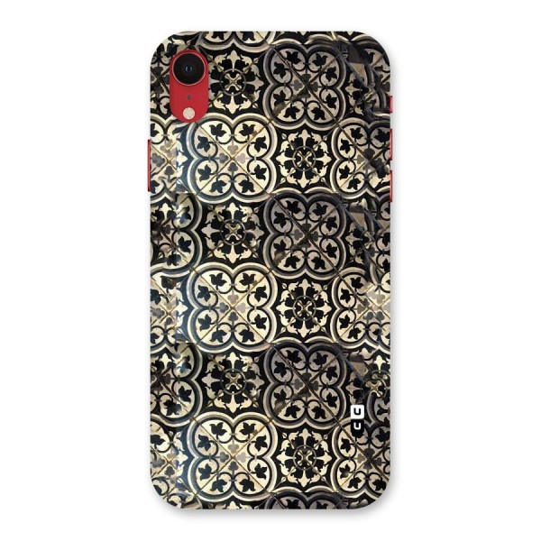 Floral Tile Back Case for iPhone XR