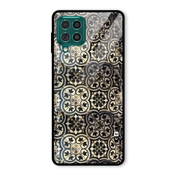 Floral Tile Glass Back Case for Galaxy F62