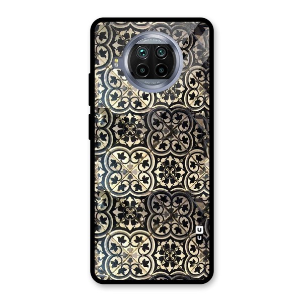 Floral Tile Glass Back Case for Mi 10i