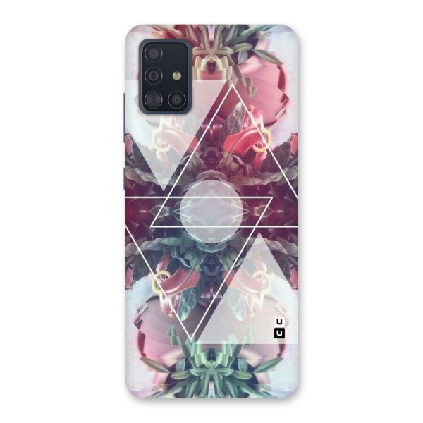 Floral Triangle Back Case for Galaxy A51