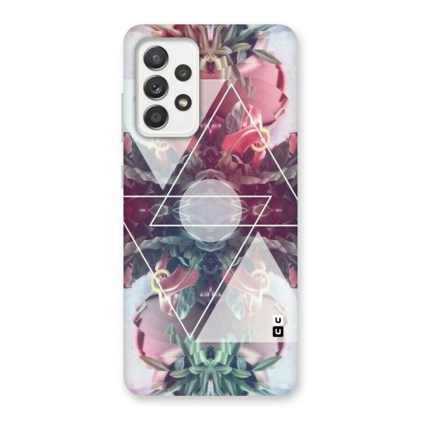 Floral Triangle Back Case for Galaxy A52