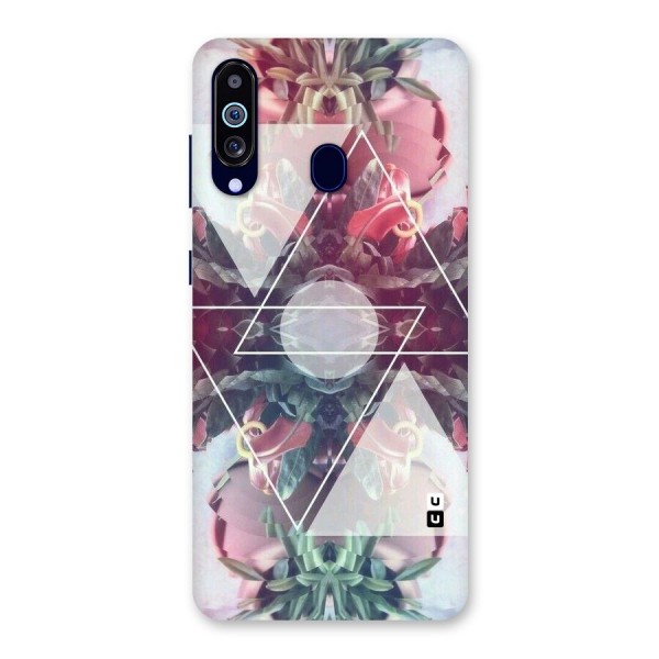 Floral Triangle Back Case for Galaxy A60