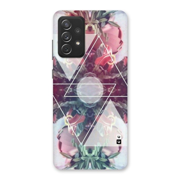 Floral Triangle Back Case for Galaxy A72