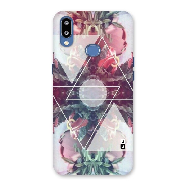 Floral Triangle Back Case for Galaxy M01s