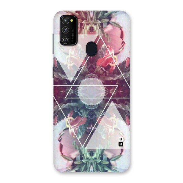 Floral Triangle Back Case for Galaxy M21