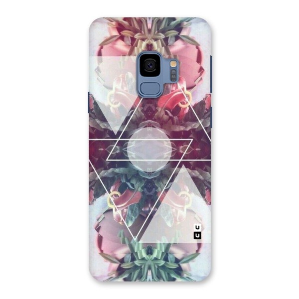 Floral Triangle Back Case for Galaxy S9