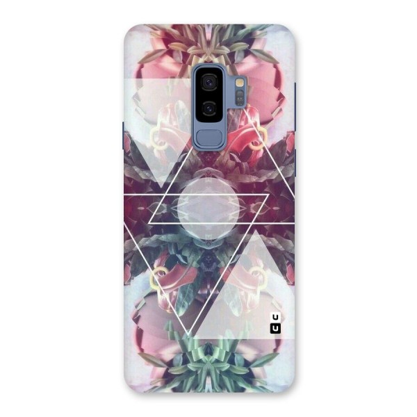 Floral Triangle Back Case for Galaxy S9 Plus