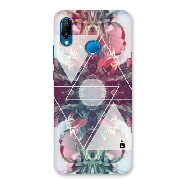 Floral Triangle Back Case for Huawei P20 Lite