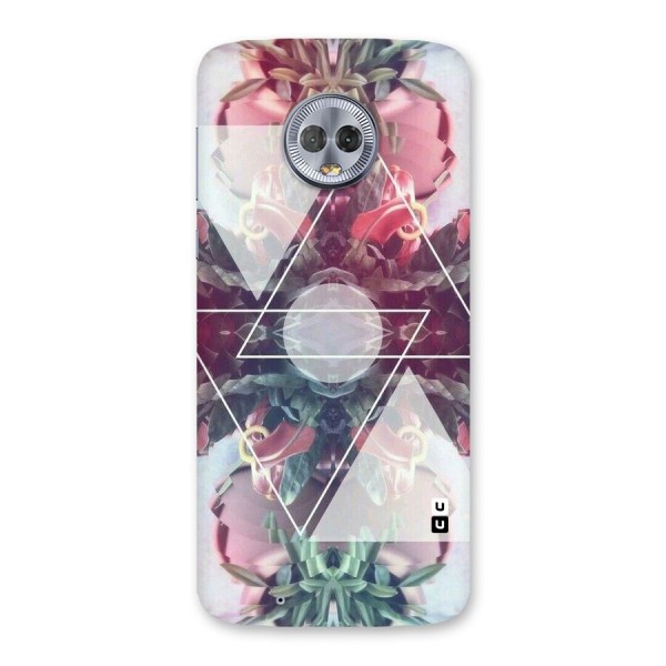 Floral Triangle Back Case for Moto G6