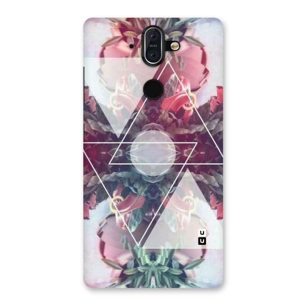 Floral Triangle Back Case for Nokia 8 Sirocco