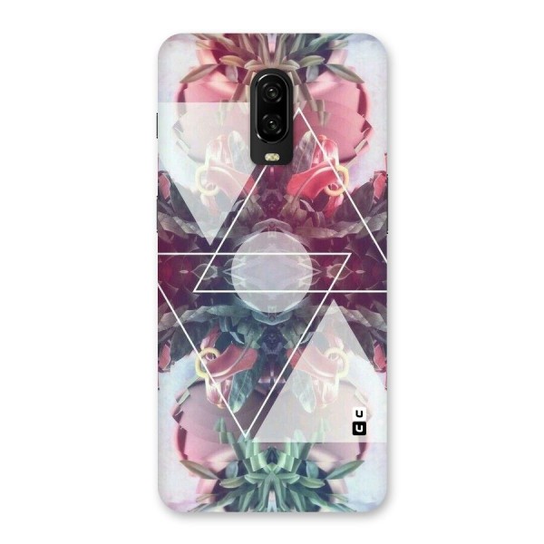 Floral Triangle Back Case for OnePlus 6T