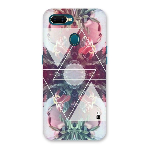 Floral Triangle Back Case for Oppo A7