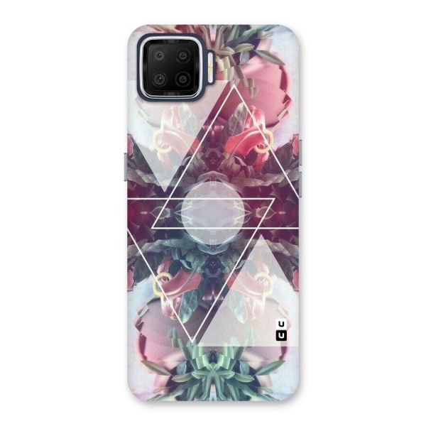 Floral Triangle Back Case for Oppo F17