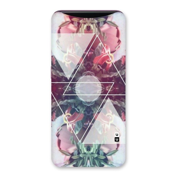 Floral Triangle Back Case for Oppo Find X