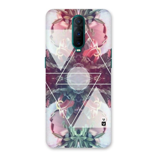 Floral Triangle Back Case for Oppo R17 Pro