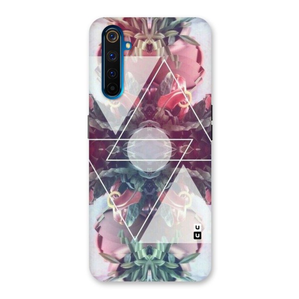 Floral Triangle Back Case for Realme 6 Pro