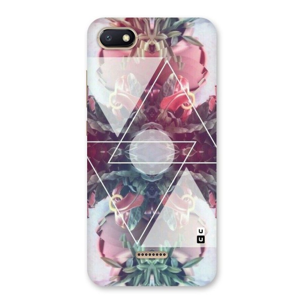 Floral Triangle Back Case for Redmi 6A