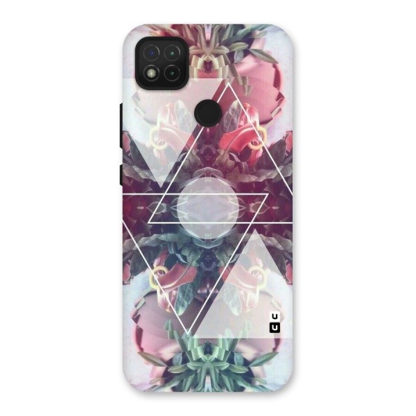 Floral Triangle Back Case for Redmi 9C