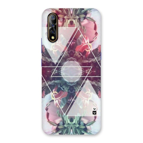 Floral Triangle Back Case for Vivo S1