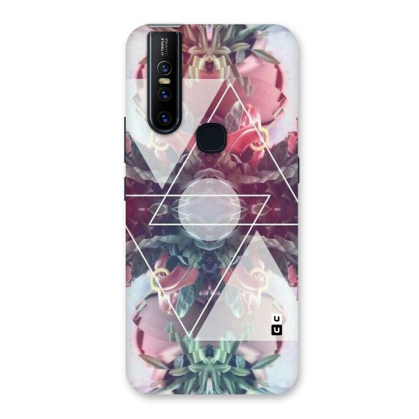 Floral Triangle Back Case for Vivo V15