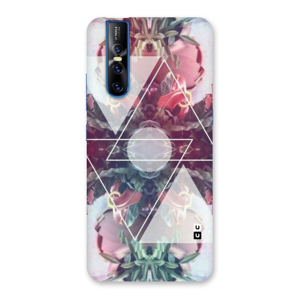 Floral Triangle Back Case for Vivo V15 Pro