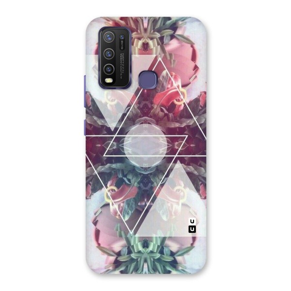 Floral Triangle Back Case for Vivo Y30