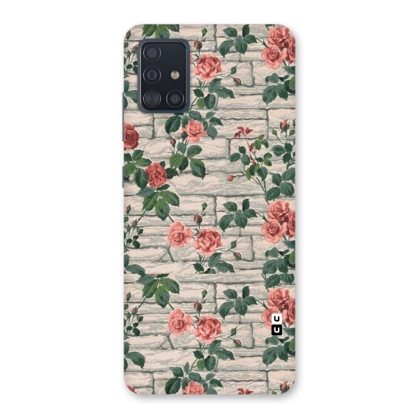 Floral Wall Design Back Case for Galaxy A51