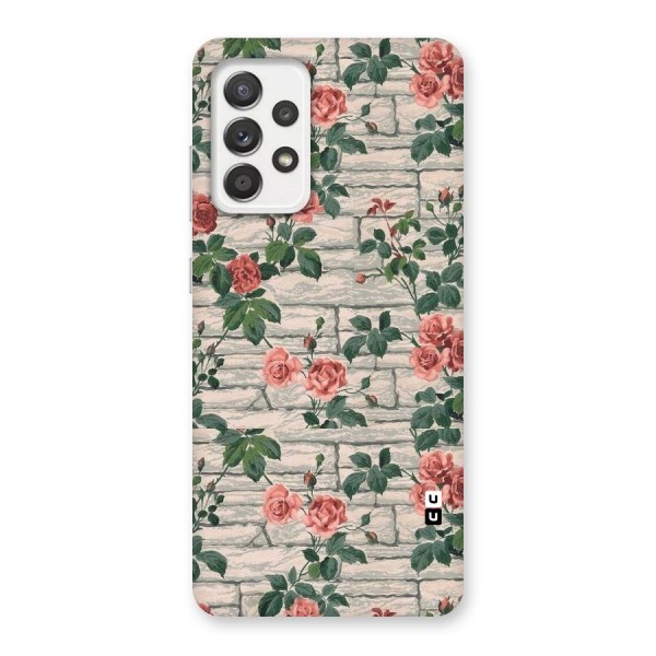 Floral Wall Design Back Case for Galaxy A52