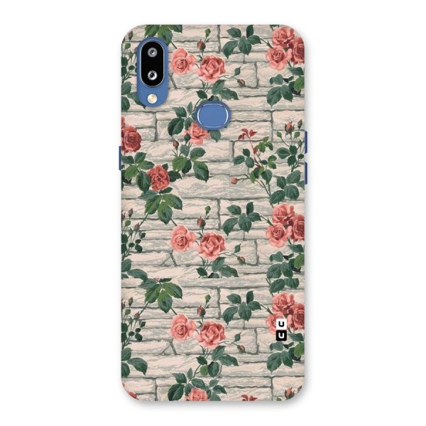 Floral Wall Design Back Case for Galaxy M01s