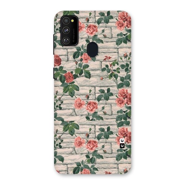 Floral Wall Design Back Case for Galaxy M21