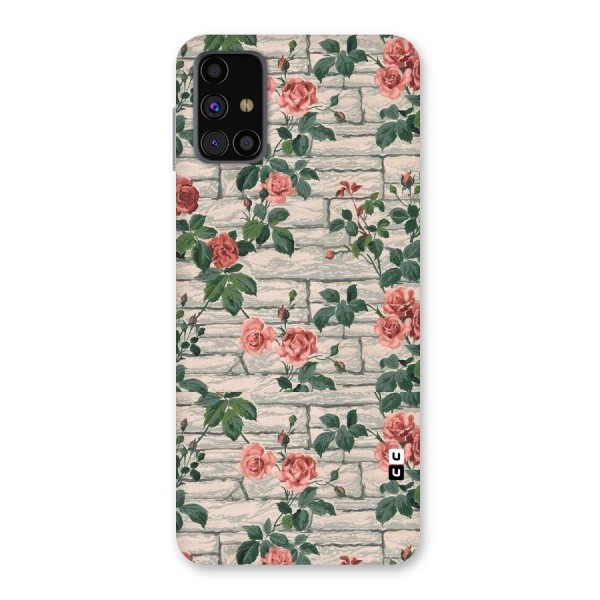 Floral Wall Design Back Case for Galaxy M31s