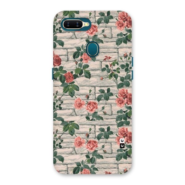 Floral Wall Design Back Case for Oppo A12