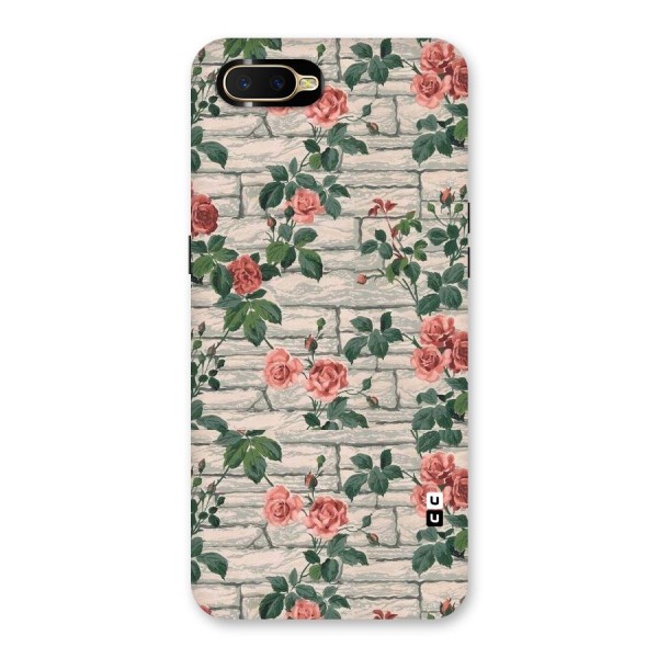 Floral Wall Design Back Case for Oppo K1