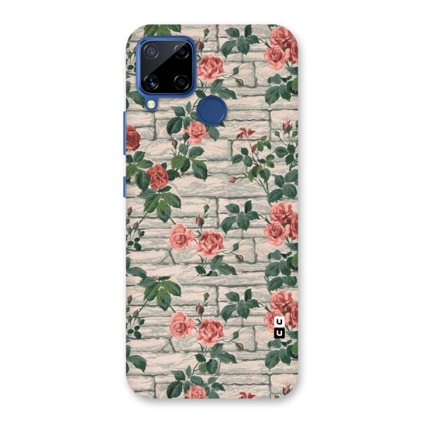 Floral Wall Design Back Case for Realme C12