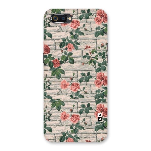 Floral Wall Design Back Case for Realme C2