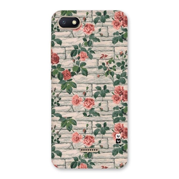 Floral Wall Design Back Case for Redmi 6A