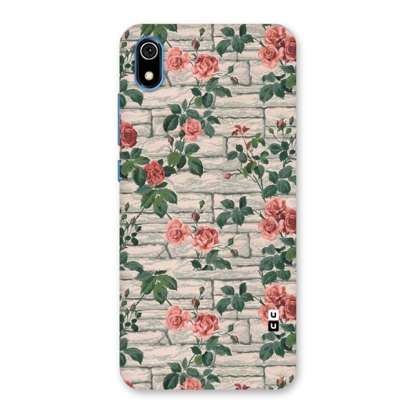 Floral Wall Design Back Case for Redmi 7A