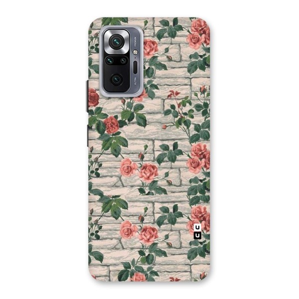 Floral Wall Design Back Case for Redmi Note 10 Pro