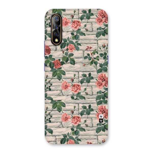 Floral Wall Design Back Case for Vivo S1