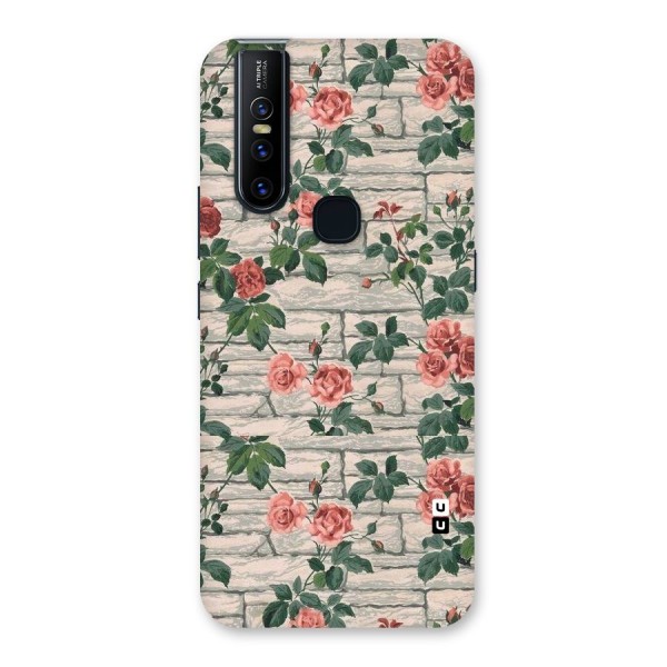 Floral Wall Design Back Case for Vivo V15