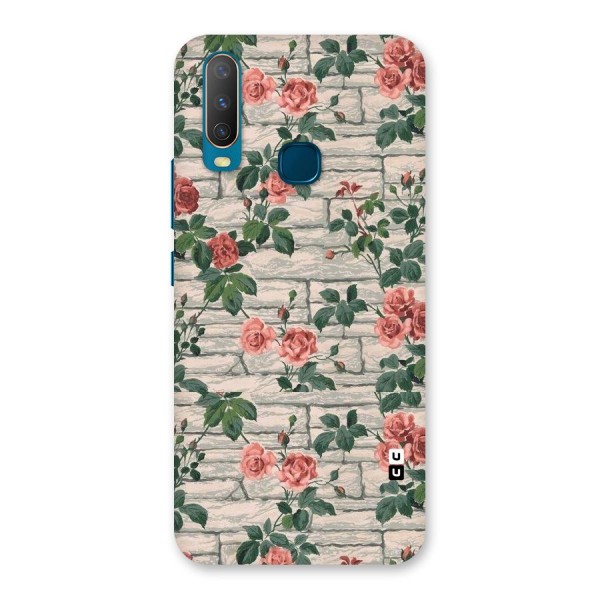 Floral Wall Design Back Case for Vivo Y15