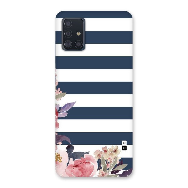 Floral Water Art Back Case for Galaxy A51