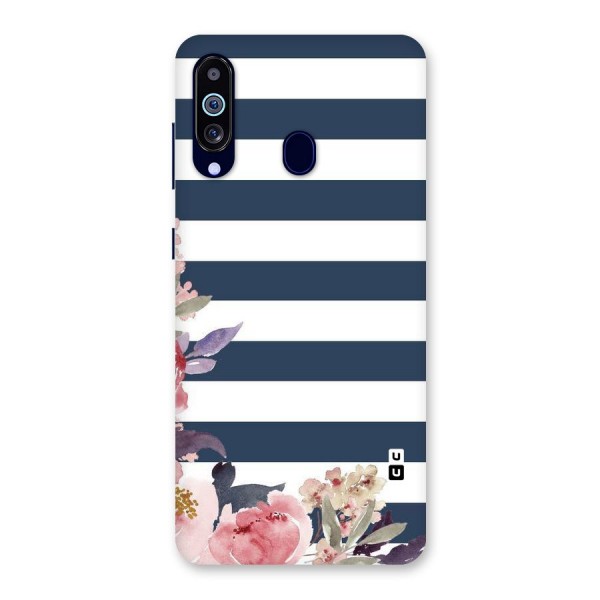 Floral Water Art Back Case for Galaxy A60