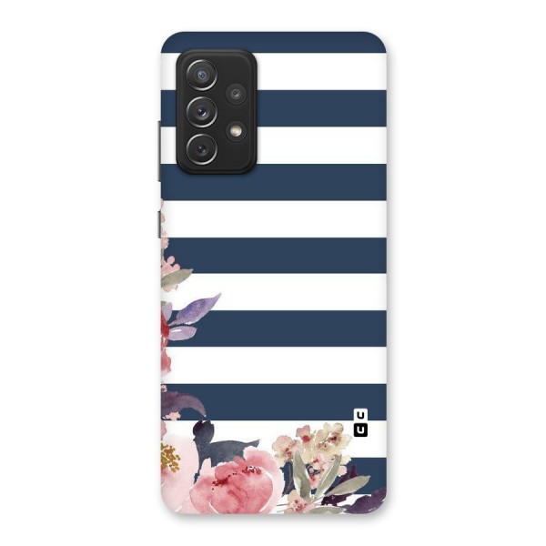 Floral Water Art Back Case for Galaxy A72