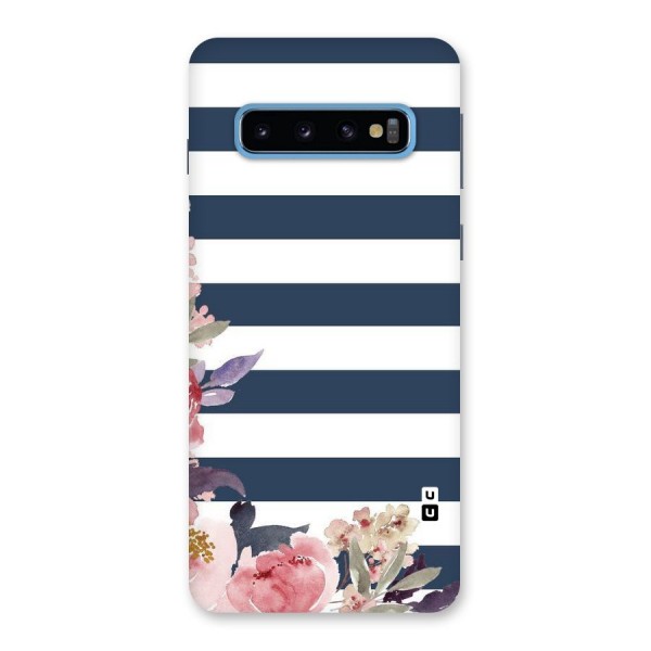 Floral Water Art Back Case for Galaxy S10