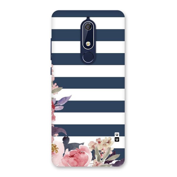 Floral Water Art Back Case for Nokia 5.1