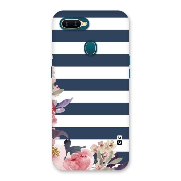 Floral Water Art Back Case for Oppo A12